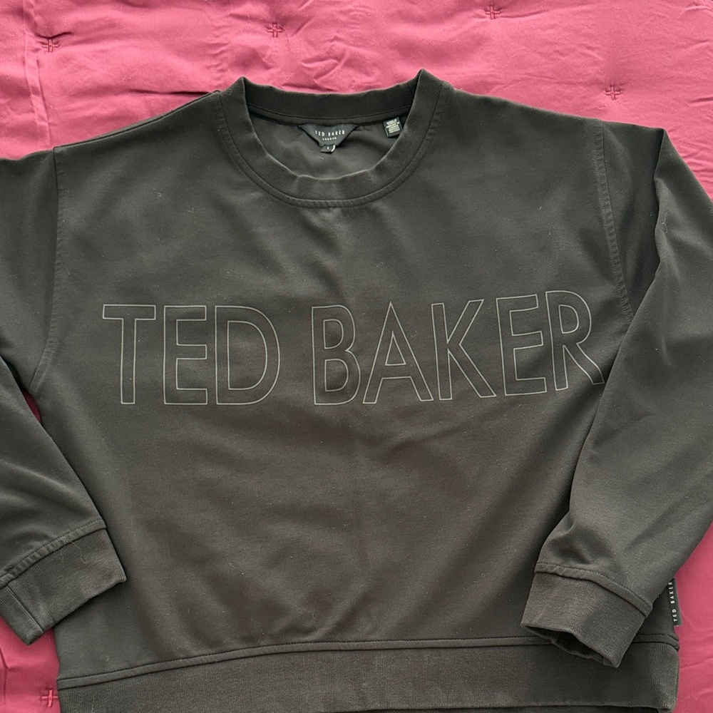 Ted Baker Charcoal Crewneck Sweater size 2